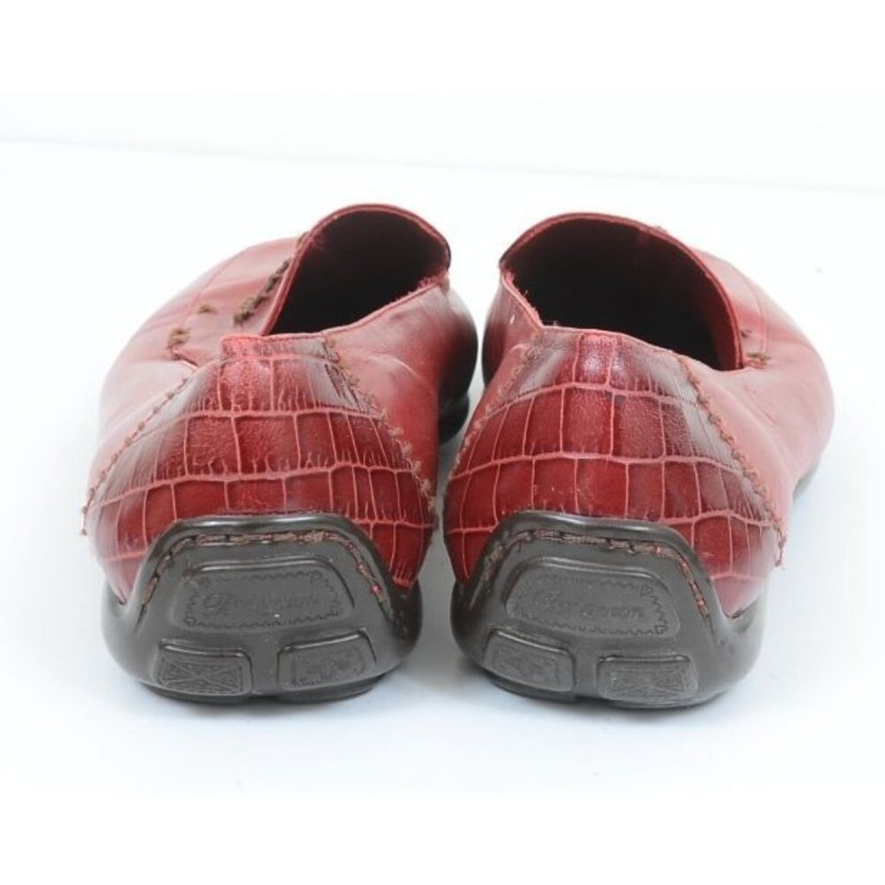 Brighton Red Leather Patchwork Hearts Driving Loa… - image 5